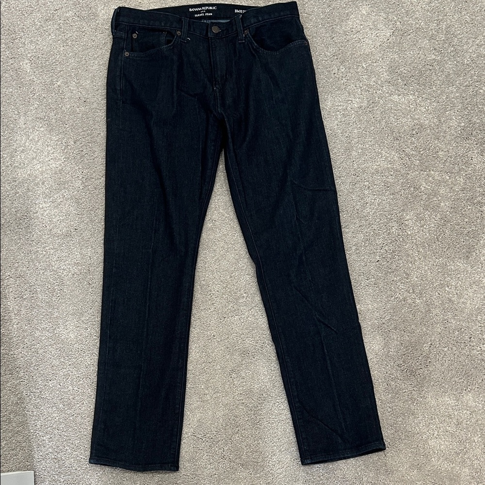 American Eagle Outfitters Men's Dark Straight Jeans